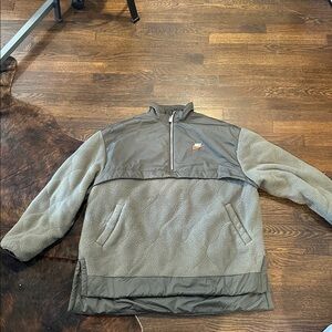 Nike Dark Green Fleece Jacket